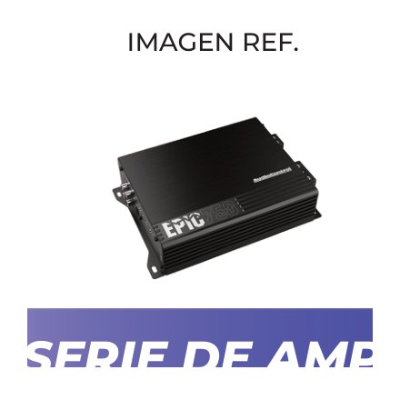 AUDIOCONTROL AMPLIFICADOR MONOBLOQUE DE 750 VATIOS DE LA SERIE EPIC. ESTABLE A 1 OHM EPIC · imagen 1