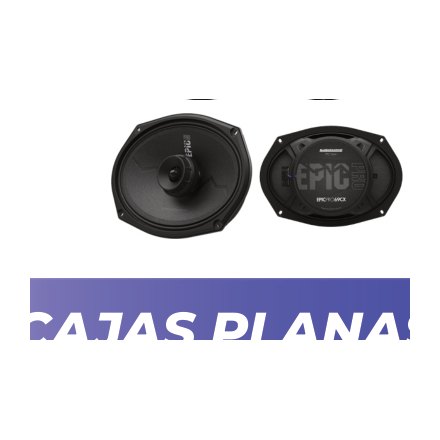 AUDIOCONTROL PARLANTE COAXIAL DE RANGO MEDIO 6X9”-200W RMS 4 OHMIOS SPACE · imagen 1