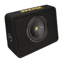 KICKER SUBWOOFER 10” - 250W RMS BOBINA SINGLE 2OHM CON CAJA ACUSTICA ORIGINAL · imagen 1