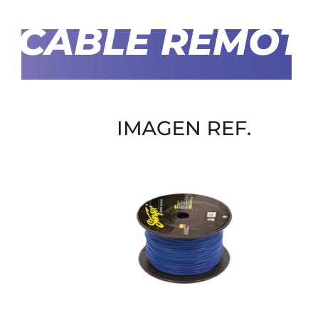 STINGER HYPER CABLE REMOTO COLOR AZUL #18. 150M OFC. X ROLLO 100% COBRE BAÑADO EN ESTAÑO · imagen 1
