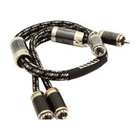 STINGER Cable RCA 1m Serie 9000. 6 Conductores Por Canal (Plata Pura/Cobre Puro) Para Un Total De 12 Condutores RCA Chapados En Rodio Para Conductividad · imagen 1
